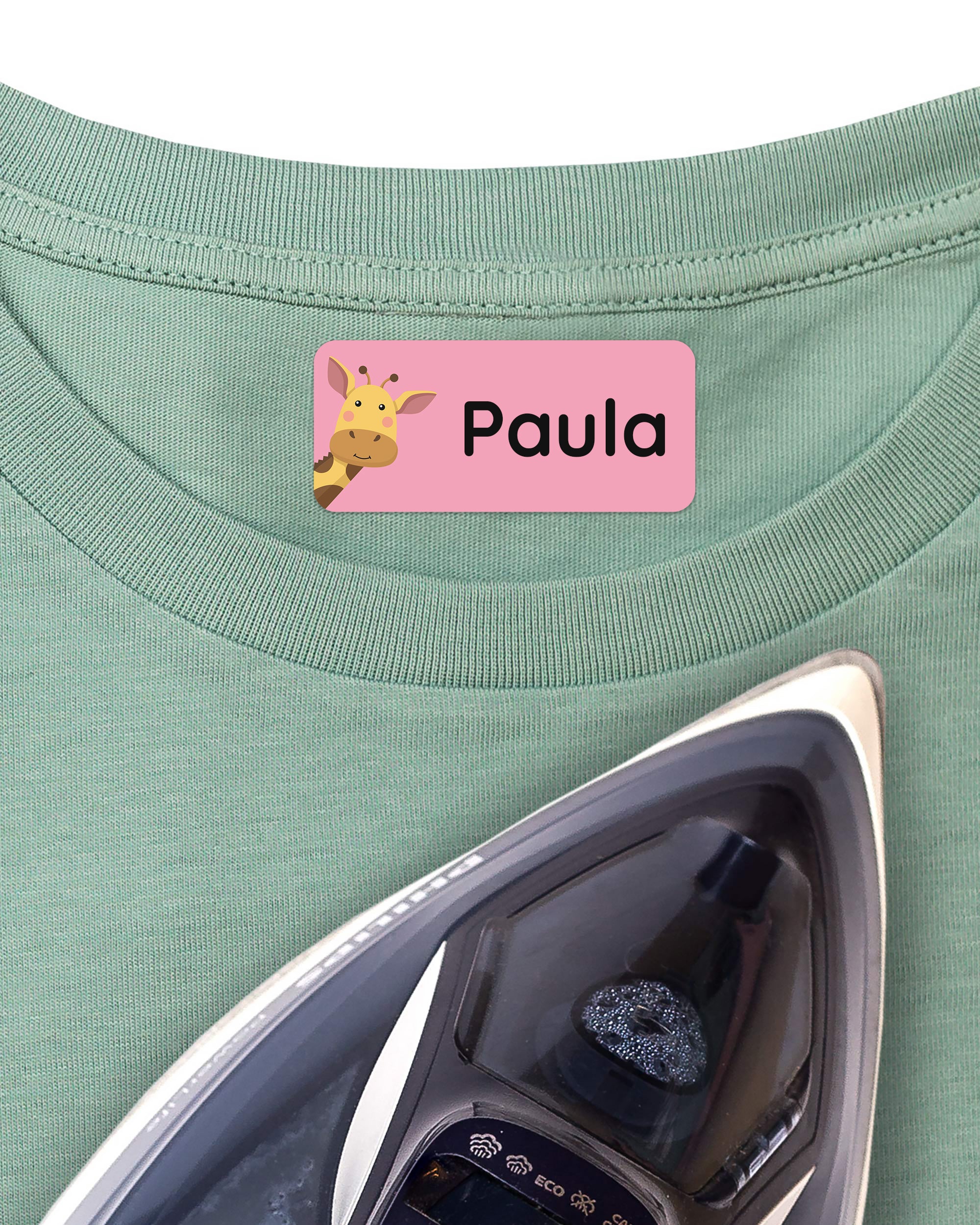 100 Stück Bügeletiketten Für Kleidung - Waschbare Namensschilder